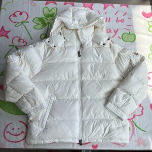 Moncler White Down Jacket
